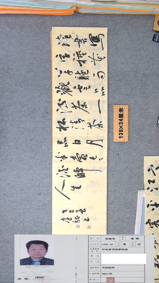 书法龙老师精品书法纯手写  湖北