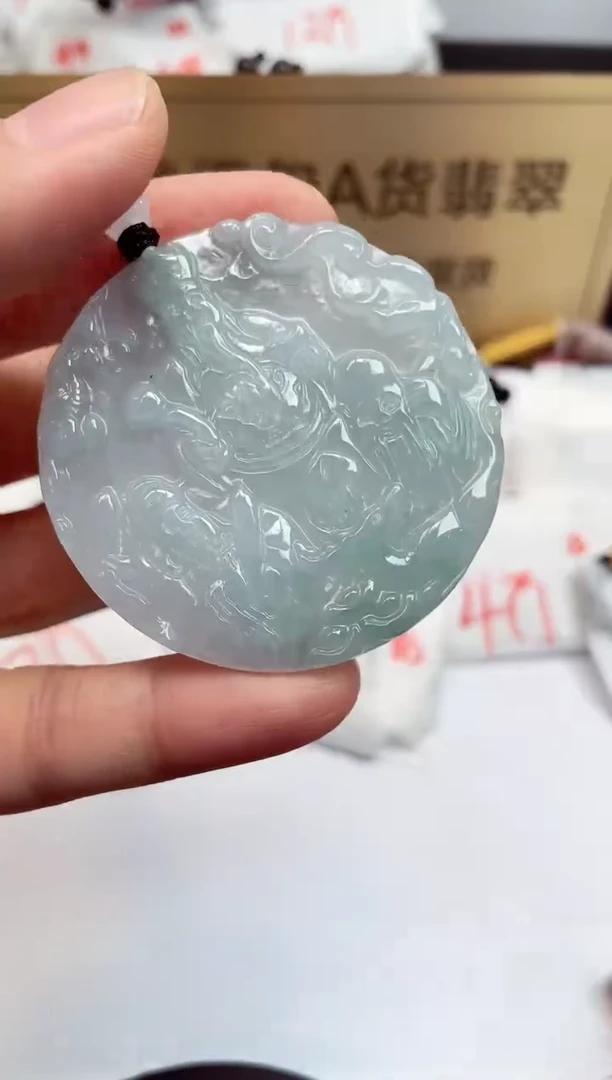 翡翠未镶嵌颈饰天然缅甸翡翠A货