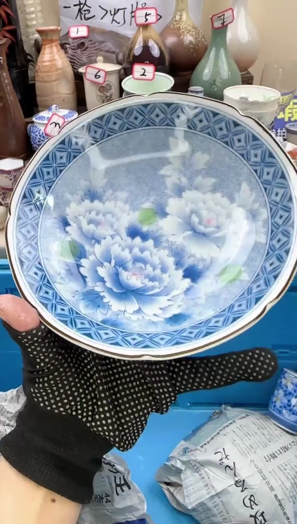 【闪购商品】瓷片17cm中古瓷器满18包邮一单一付