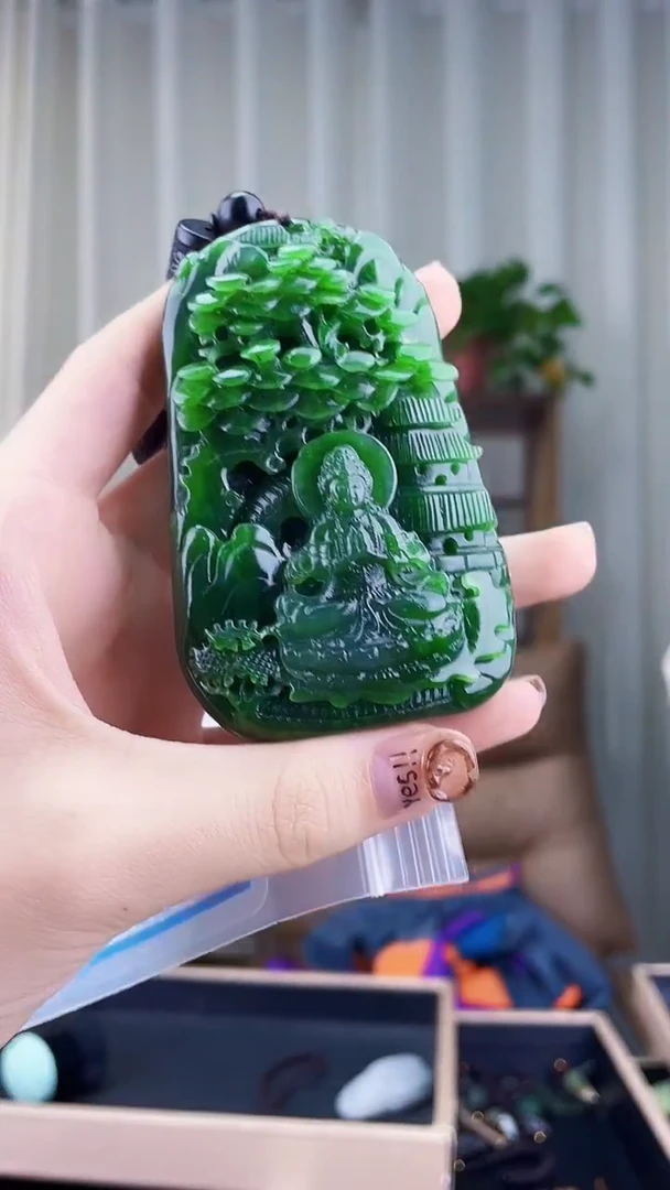 颈饰未镶嵌和田玉拍一发一，多样性发货！