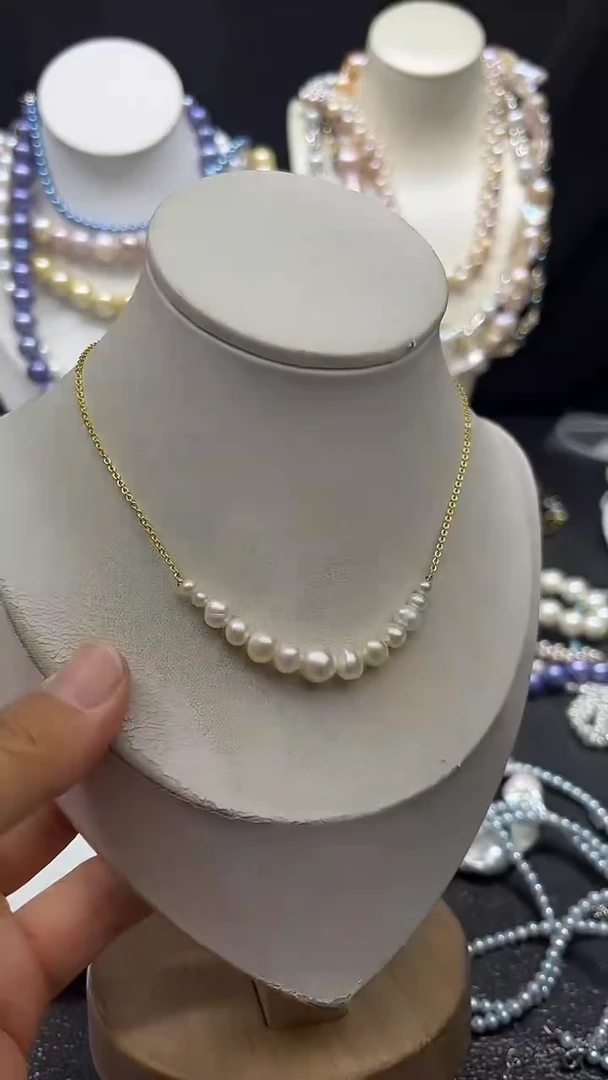 颈饰未镶嵌淡水珍珠多人