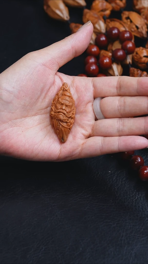 吊坠橄榄核23五鬼戏钟馗单籽