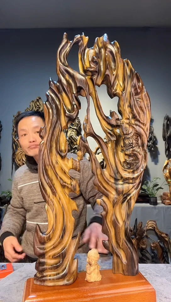 【闪购商品】金丝楠金丝楠小叶桢楠随行摆件51