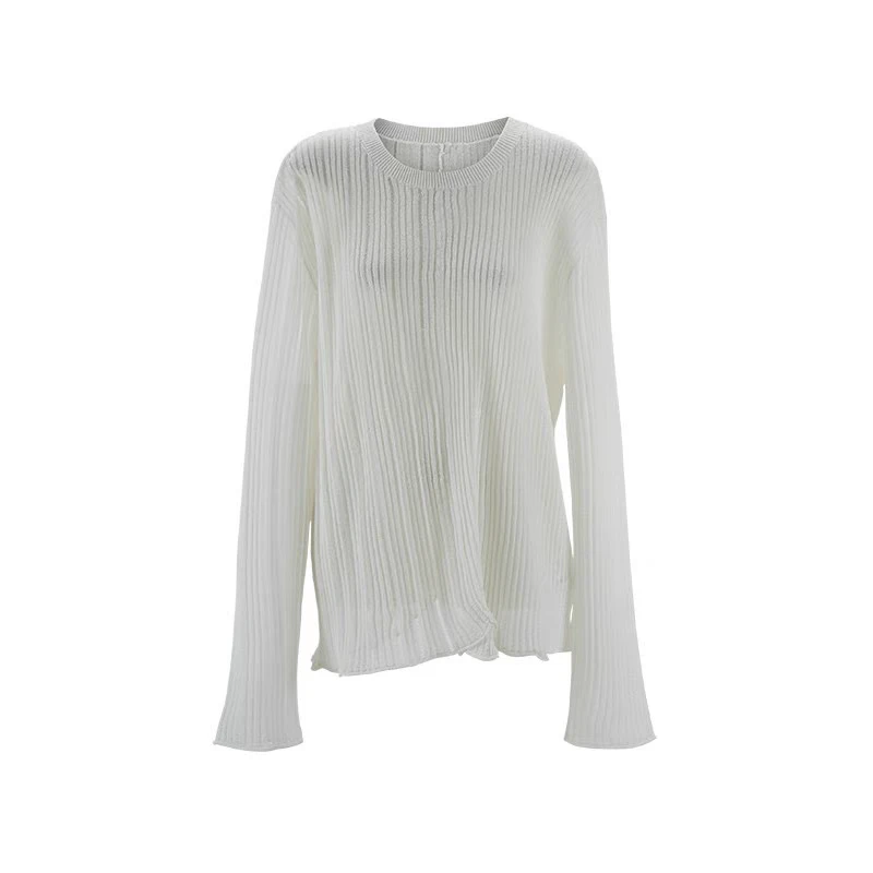 YOEYYOU拼接毛织上衣YOE0510854