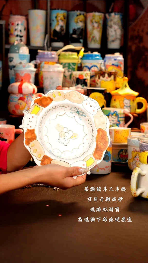 景德镇手工手绘杯杯