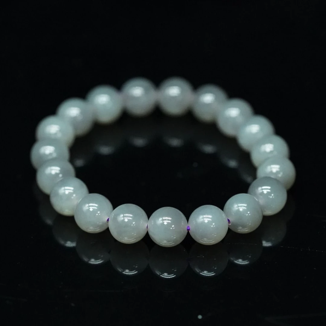 15和田玉烟紫手串/400692保利厦门拍卖