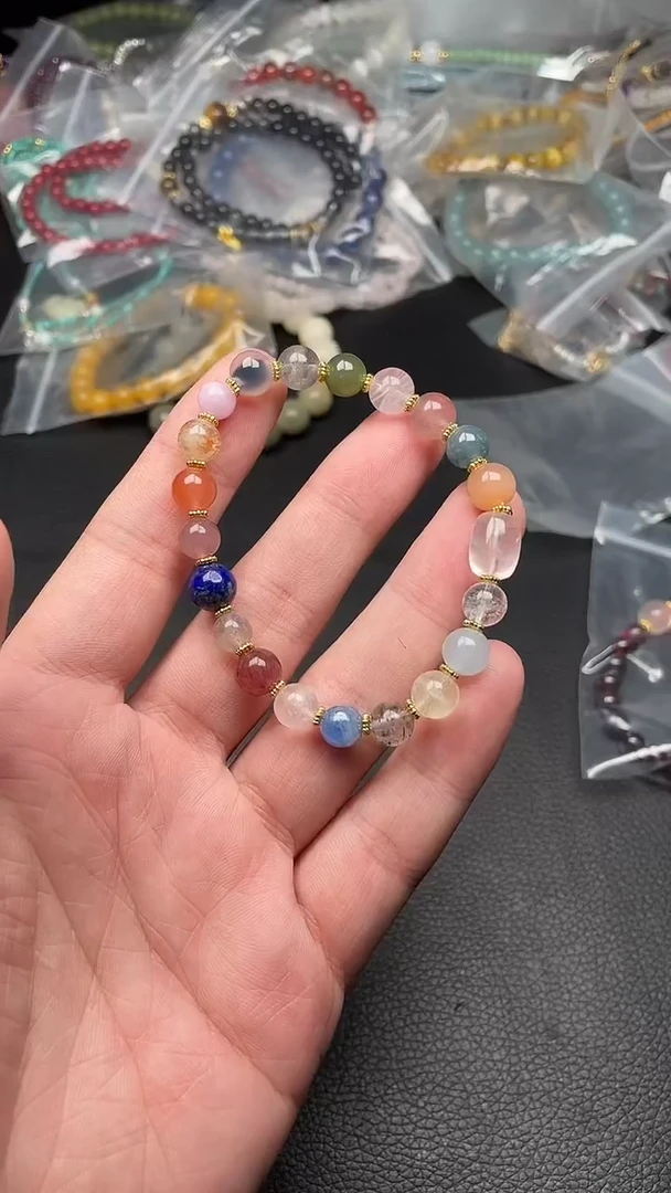 未镶嵌手链水晶多样性发货拍一发一