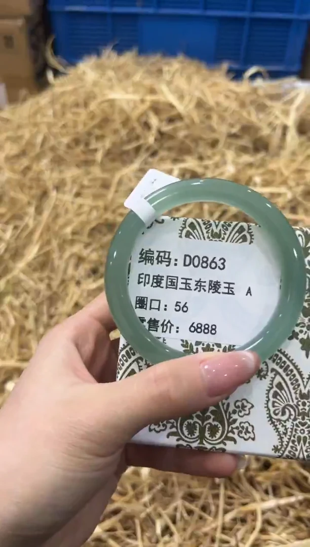 未镶嵌手镯石英质玉D0863