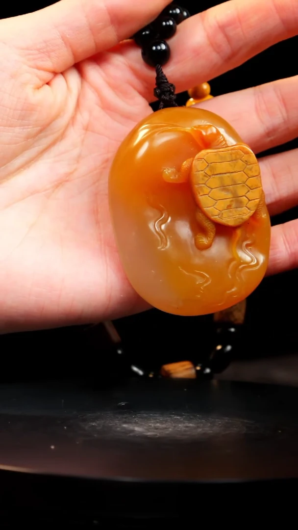 昌化石田黄玻璃冻