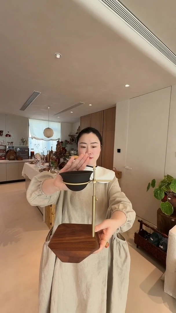 陌**芳茶道摆件0000几何咖啡架+黑色滤340