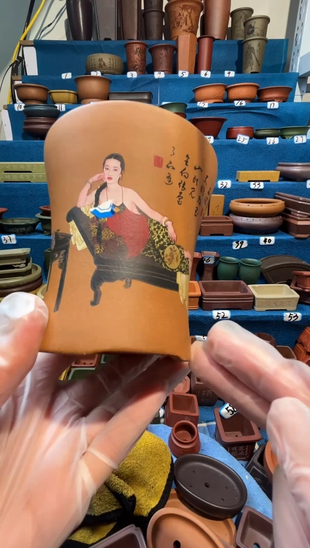 【闪购商品】紫砂紫砂花盆9.5*10