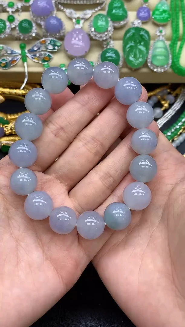 未镶嵌手串翡翠415-中国好珍宝