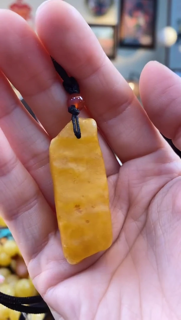 【闪购商品】琥珀颈饰未镶嵌吊坠