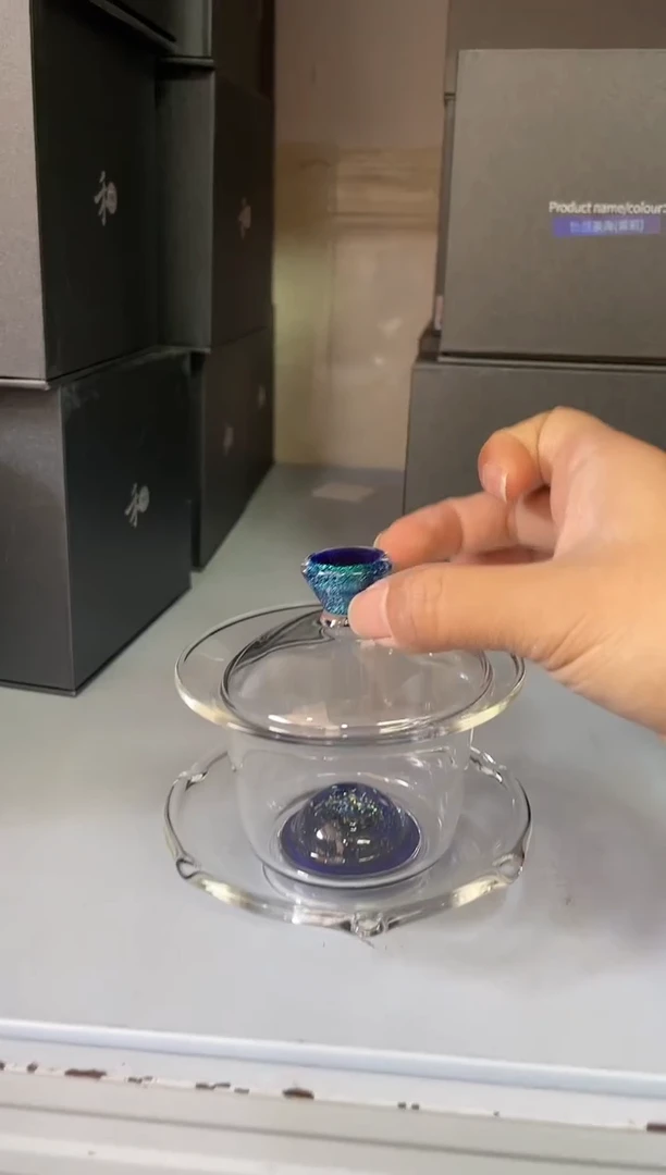 【闪购商品】斑斓禾荷盖碗。。。。