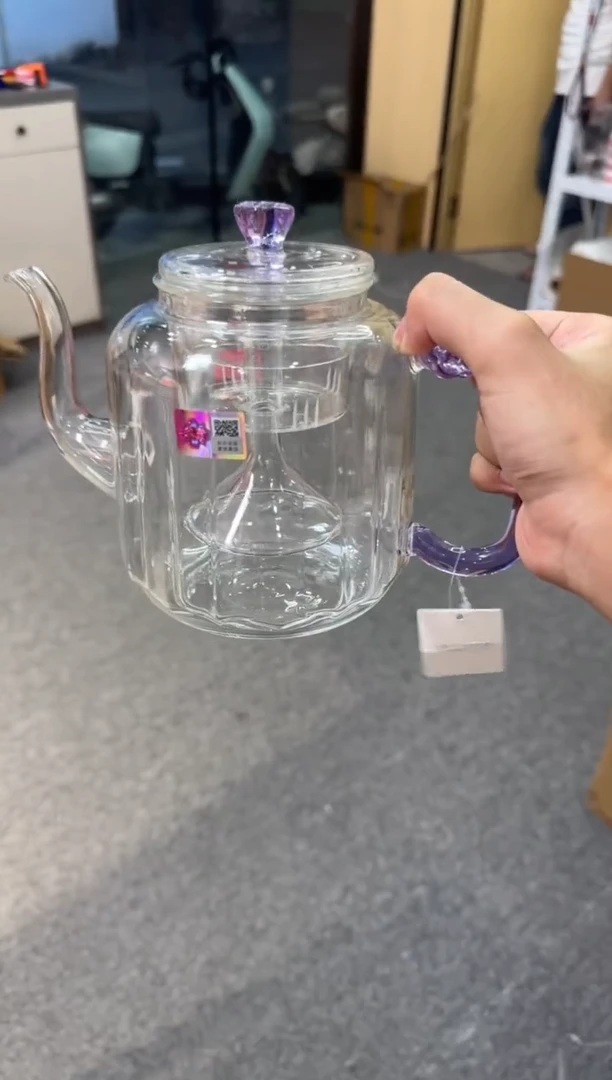 禾器    莲君壶浅紫色1个