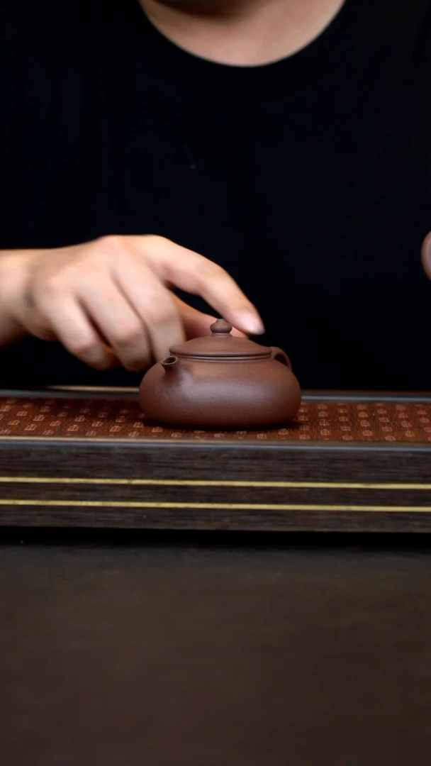 茶壶紫砂LD粗砂寒江