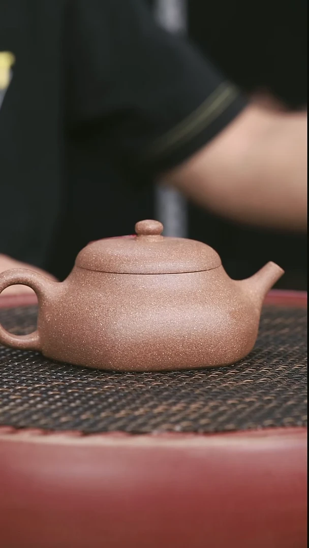 茶壶紫砂14号桃花泥静乐220CC
