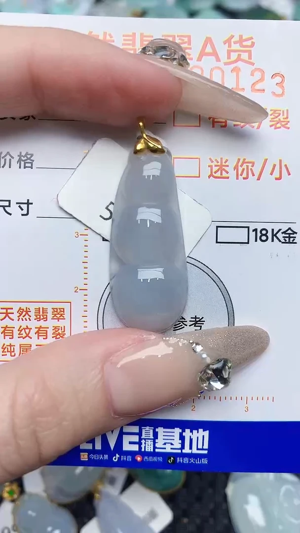 【闪购商品】翡翠颈饰18K金镶嵌876876646