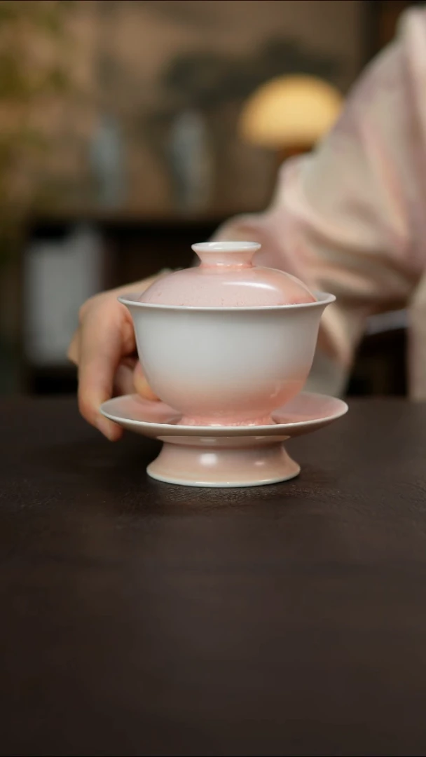 杯景德镇陶瓷杯碗柴烧多人