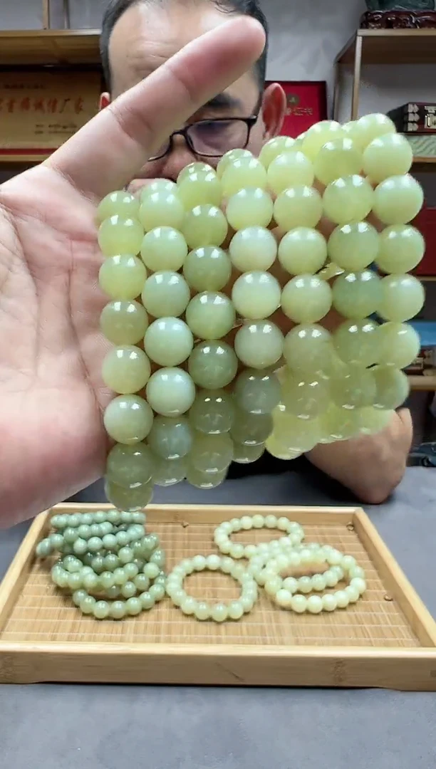 手链未镶嵌和田玉12黄口戈壁乳摇蓝多样性发货·拍一发一