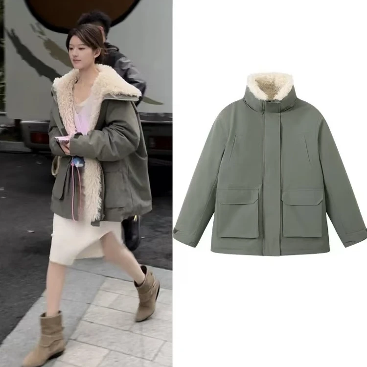 露露丝丝同款棉服