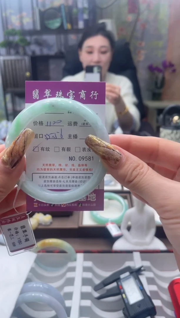未镶嵌手镯翡翠9581****