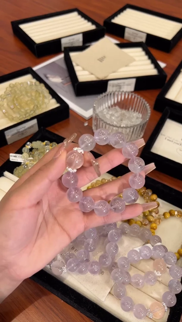 【闪购商品】水晶手链合金紫水晶手链x1499