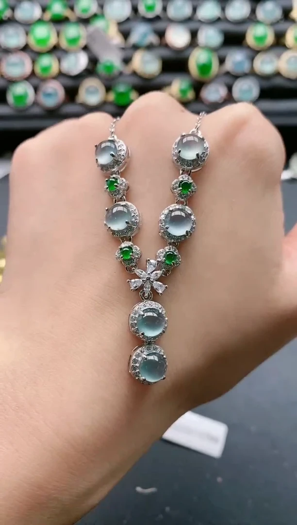 【闪购商品】翡翠戒指银S925镶嵌111111