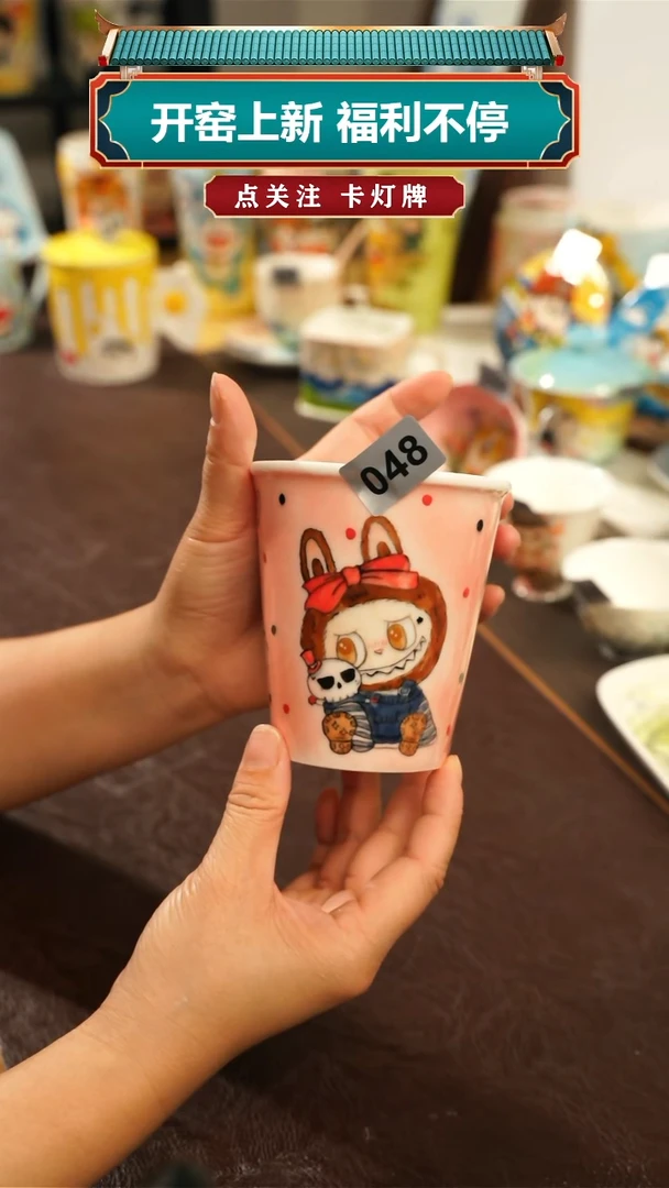 景德镇高温釉下彩纯手工手绘048