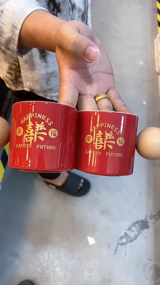 瓷片陶瓷茶器孤品A一对