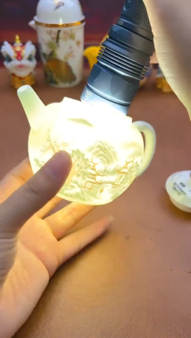 陶瓷茶具摆件旅行套组