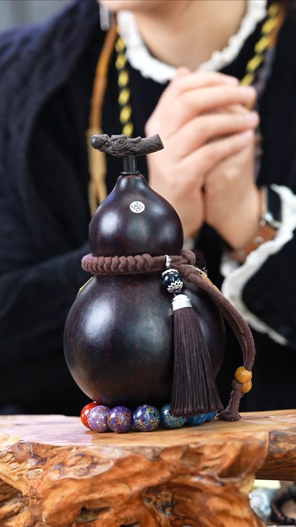 【闪购商品】366—光岳葫天然大漆酒葫芦不含漆珠