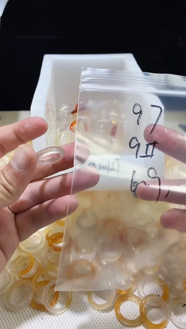 未镶嵌戒指玛瑙/玉髓绮**猫97