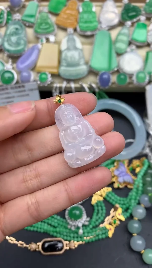 【闪购商品】翡翠颈饰18K金镶嵌26-中国好珍宝