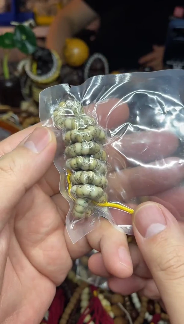 【闪购商品】星月菩提手串王胖子文玩工作室原生态大肠半壁留白