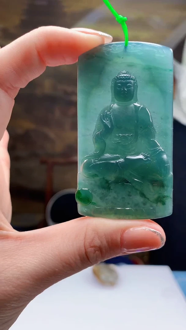 【闪购商品】定制翡翠未镶嵌1085ry-毛货挂件29