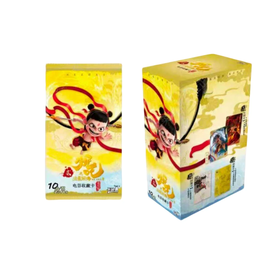 【拆盒】哪吒之魔童闹海电影收藏卡-斗天包EX版卡牌盲盒代拆
