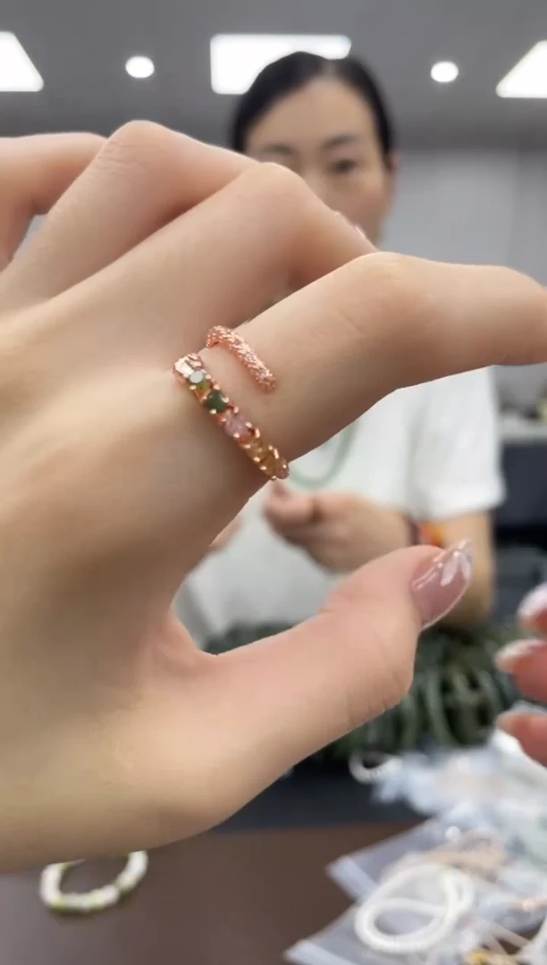 戒指未镶嵌碧玺多样性拍一发一