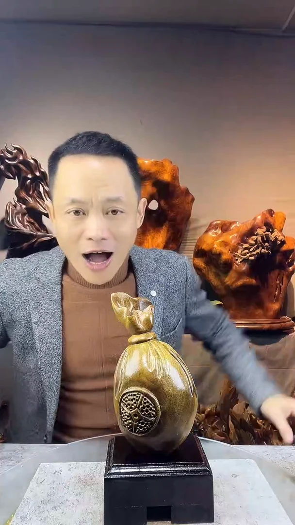 金丝楠刘*朝小叶桢楠随行摆件4