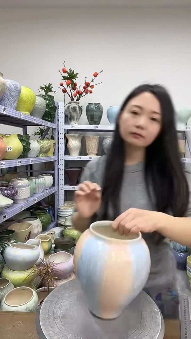 【12.10陶瓷花盆】  高度   20   口径     12