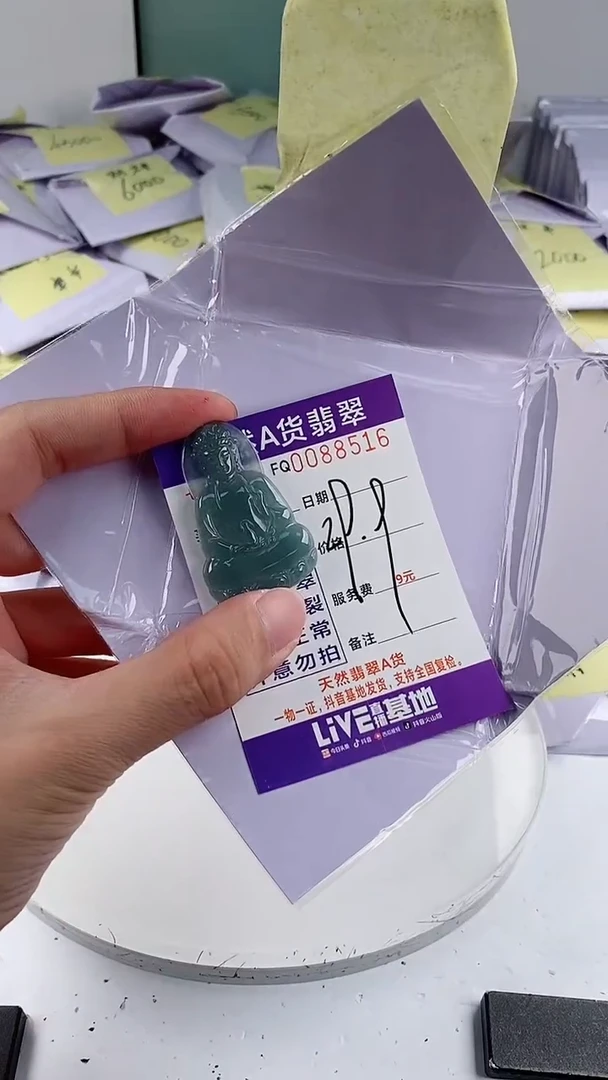 翡翠未镶嵌颈饰多样性随机一件发货 素衣观音29.9