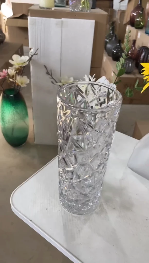 【闪购商品】无铅玻璃透明冰纹小号