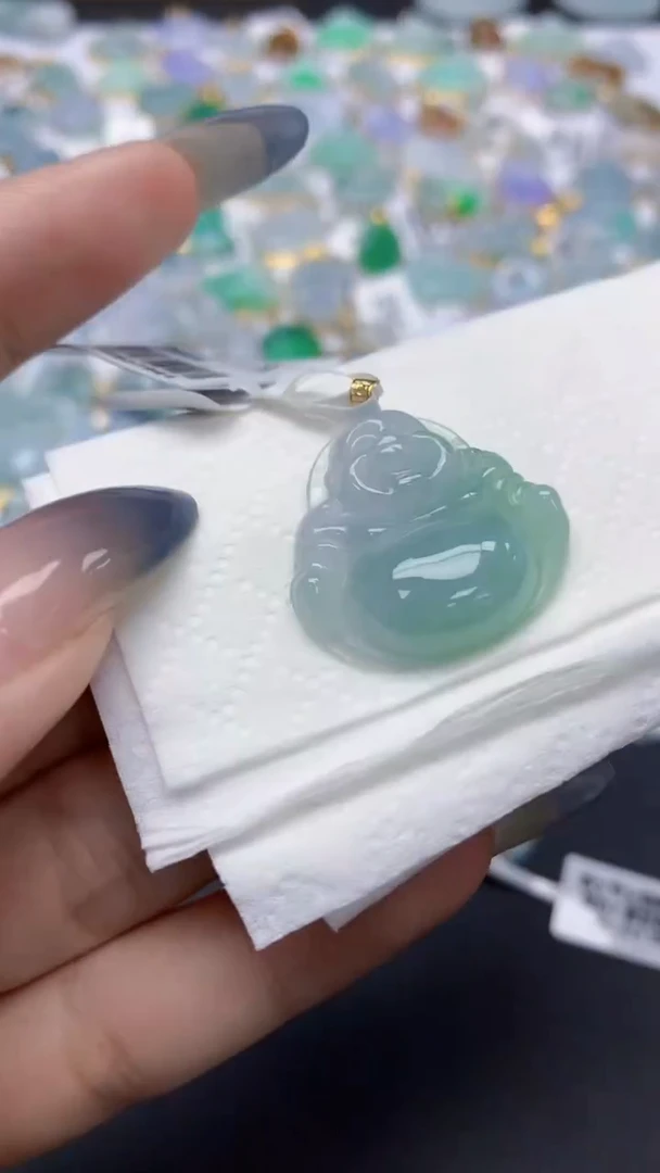 翡翠未镶嵌颈饰天然a货翡翠