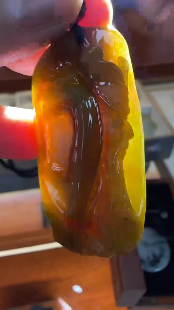 【闪购商品】翡翠挂件未镶嵌国雕谢林工（定制退货扣1000元）