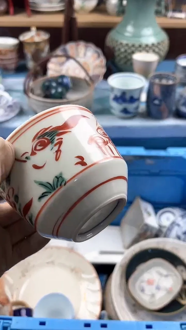 瓷片英歌瓷器满19.9包邮