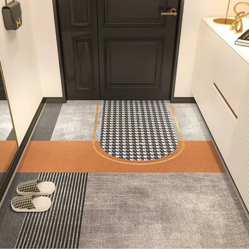 山海-爱玛橙【100x140】入户地垫轻奢门口脚垫地毯门垫进门玄关防滑