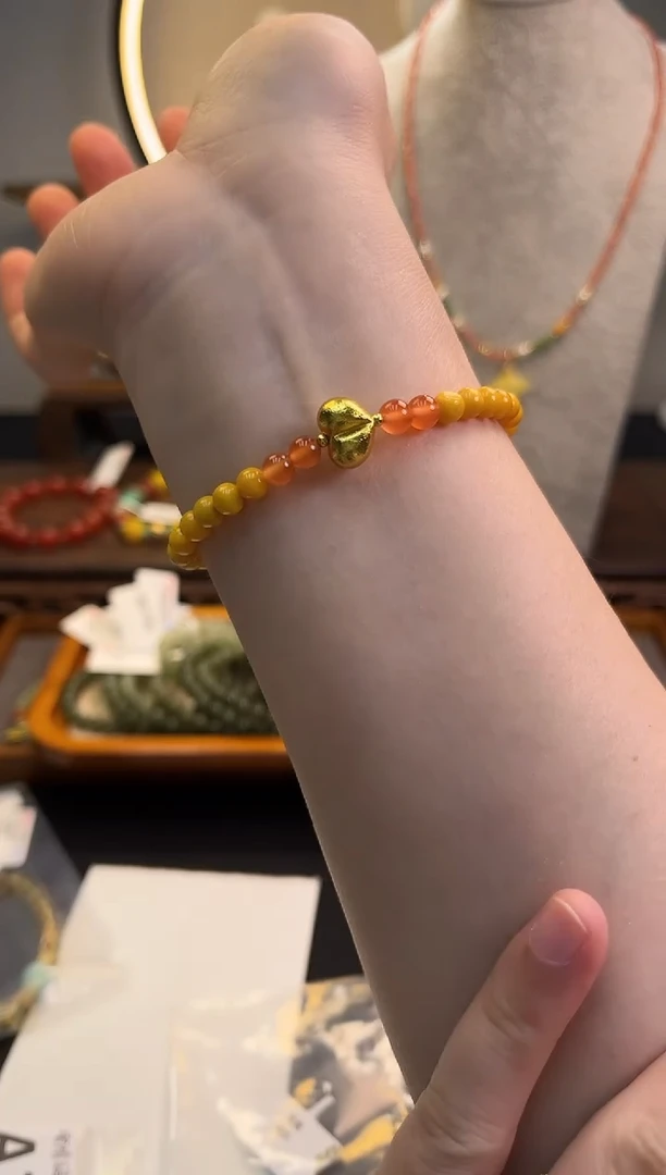 手链蜜蜡未镶嵌货号1458
