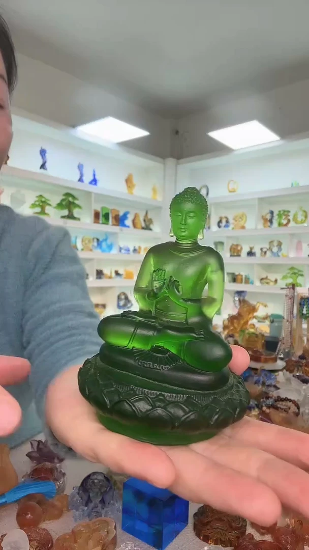 手工艺品琉璃大日如来