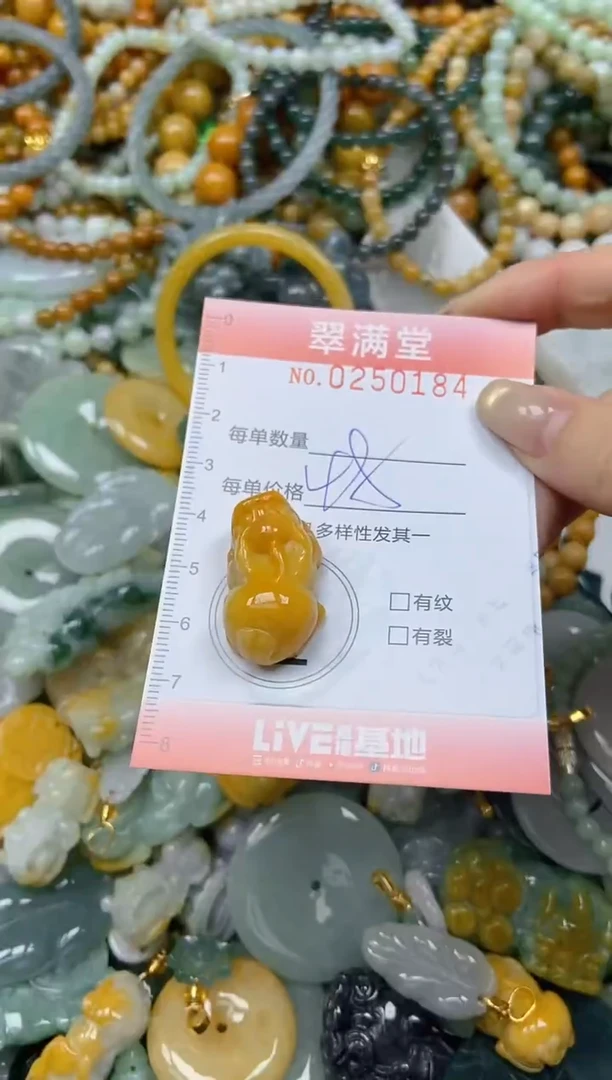 未镶嵌挂件翡翠闪购0250184