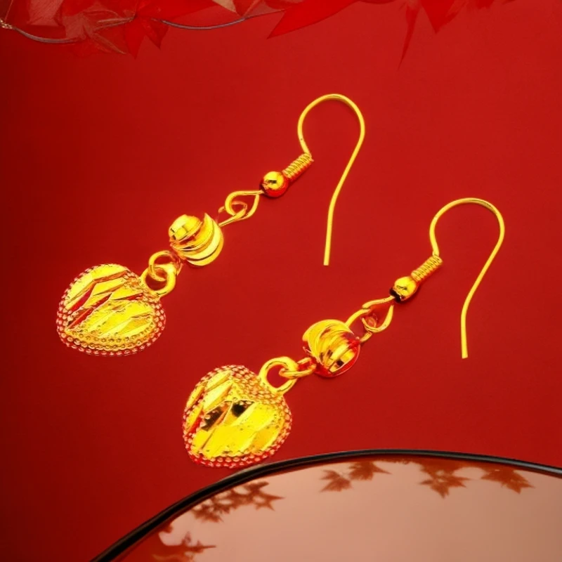 【大杨粉丝专属】时尚百搭爱心弯钩合金耳饰DH55515